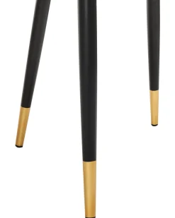 Esszimmerstuhl Samtstoff Schwarz 2Er Set Magalia