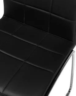 Esszimmerstuhl Schwarz 2Er Set Kiron