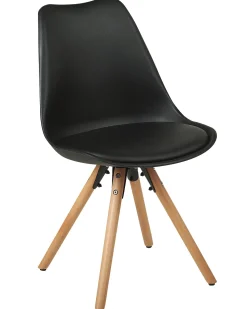 Esszimmerstuhl Schwarz 2Er Set Dakota