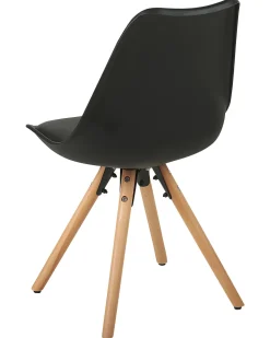 Esszimmerstuhl Schwarz 2Er Set Dakota