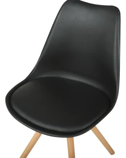 Esszimmerstuhl Schwarz 2Er Set Dakota