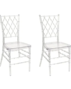 Esszimmerstuhl Transparent 2Er Set Clarion