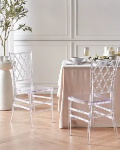 Esszimmerstuhl Transparent 2Er Set Clarion