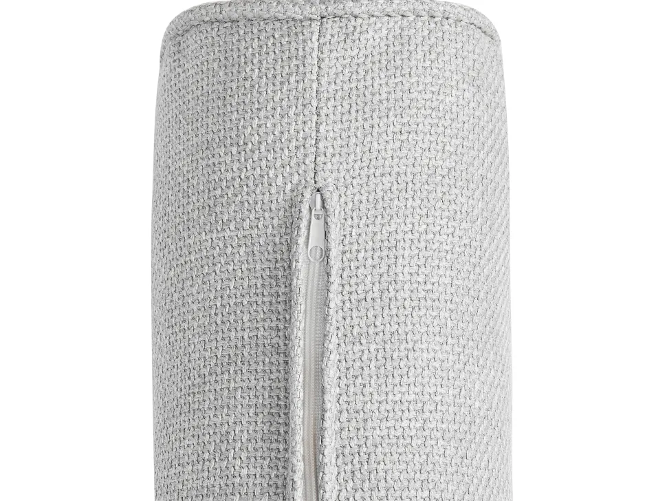 Fabric Chaise Lounge Grey Muret