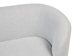 Fabric Living Room Set Black And White Loen