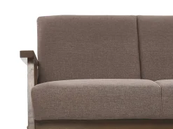 Fabric Living Room Set Brown Asnes