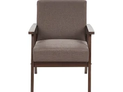 Fabric Living Room Set Brown Asnes