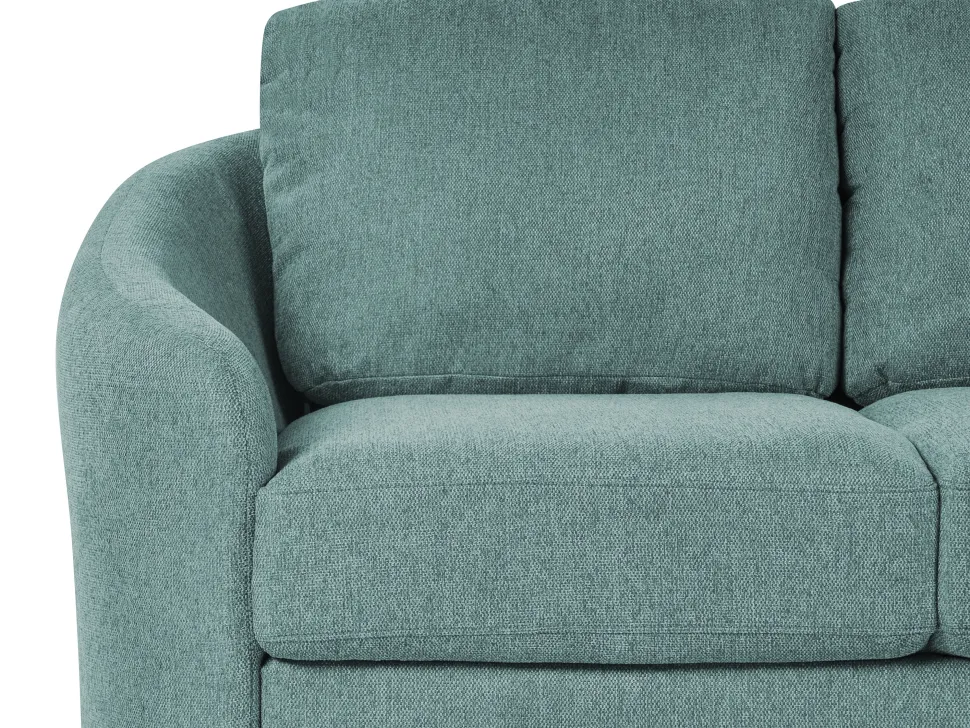 Fabric Living Room Set Green Trosa