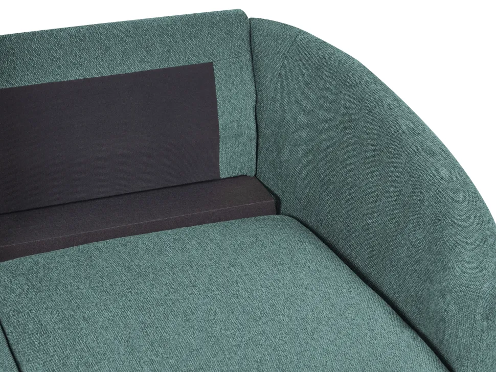 Fabric Living Room Set Green Trosa