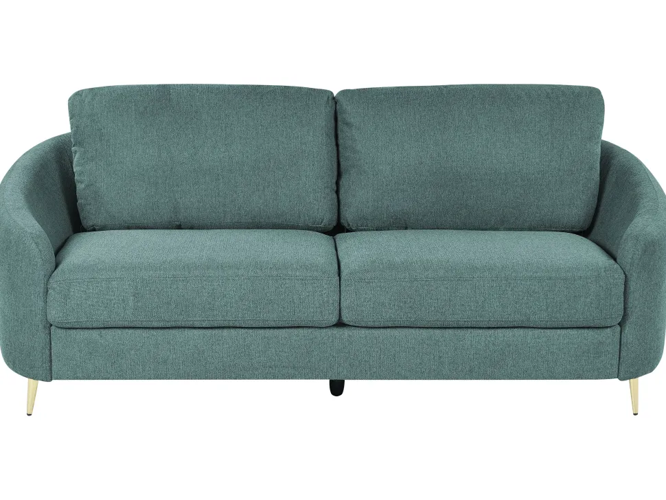 Fabric Living Room Set Green Trosa