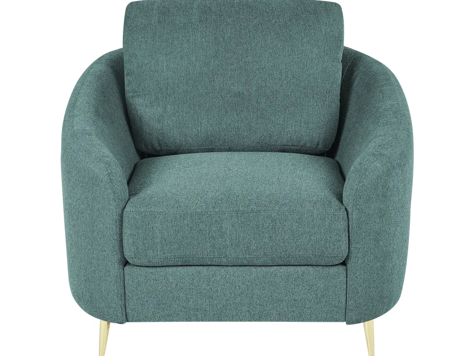 Fabric Living Room Set Green Trosa