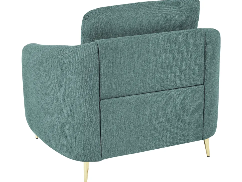 Fabric Living Room Set Green Trosa