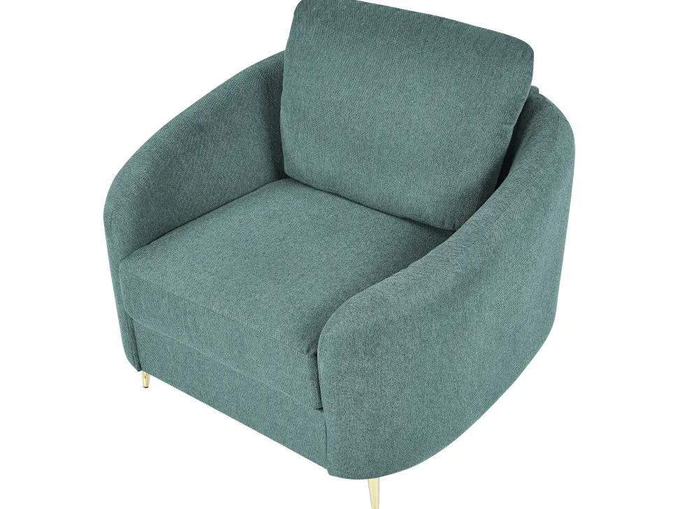 Fabric Living Room Set Green Trosa