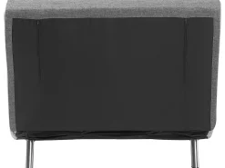 Fabric Single Sofa Bed Grey Farris