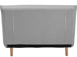 Fabric Single Sofa Bed Grey Setten