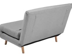 Fabric Single Sofa Bed Grey Setten