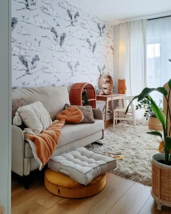 Fabric Sofa Bed Beige Belfast