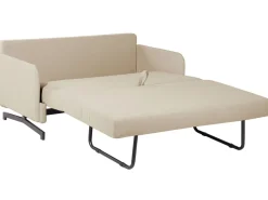 Fabric Sofa Bed Beige Belfast