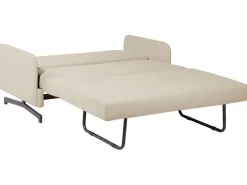 Fabric Sofa Bed Beige Belfast