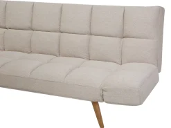 Fabric Sofa Bed Beige Ingaro
