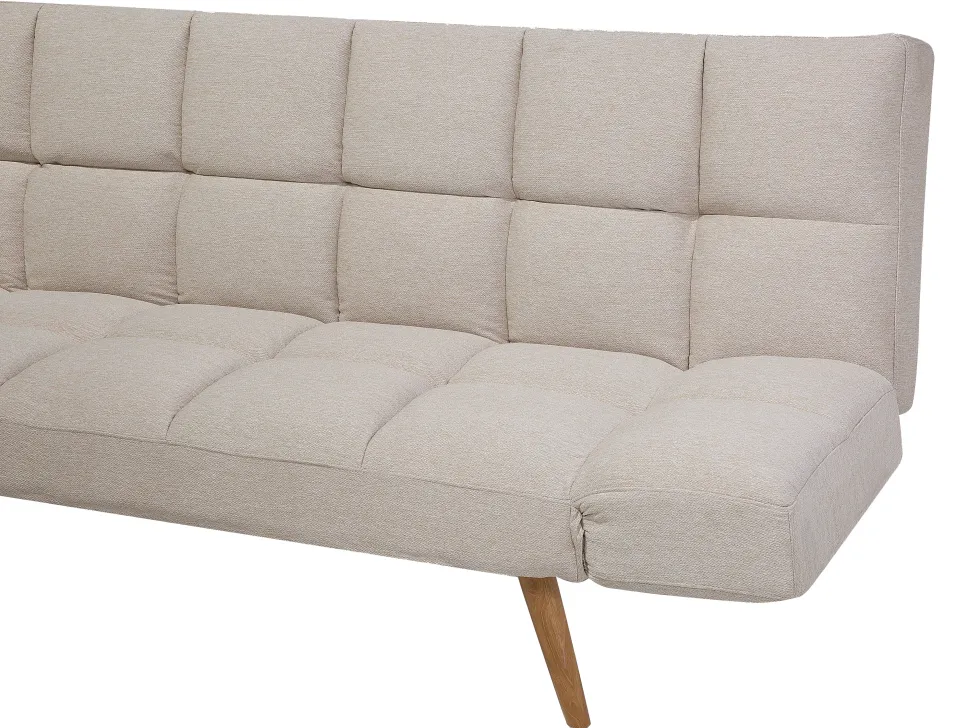 Fabric Sofa Bed Beige Ingaro