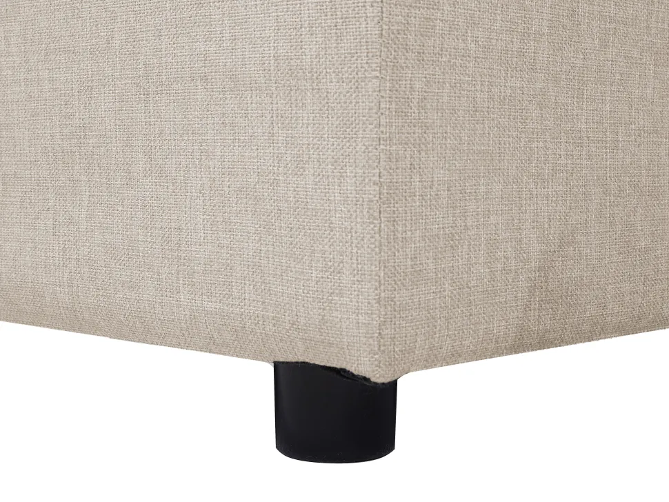 Fabric Sofa Bed Beige Karrabo