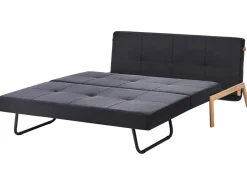 Fabric Sofa Bed Black Edland