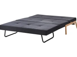 Fabric Sofa Bed Black Edland
