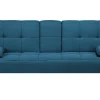 Fabric Sofa Bed Blue Roxen