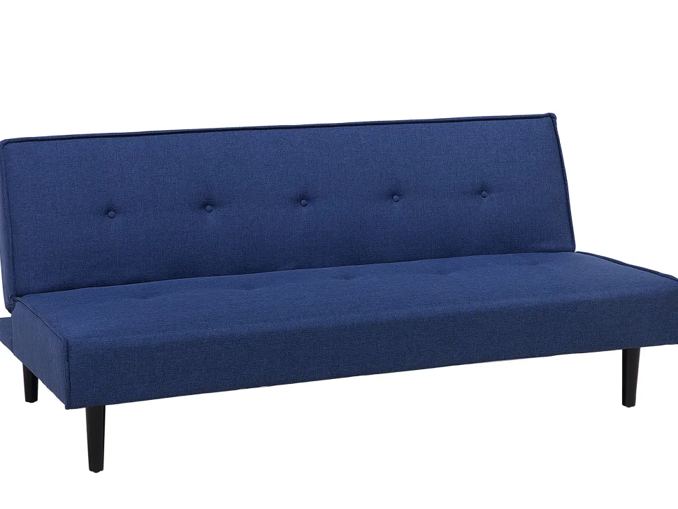 Fabric Sofa Bed Blue Visby