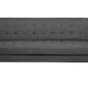 Fabric Sofa Bed Dark Grey Vehkoo