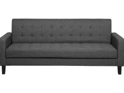 Fabric Sofa Bed Dark Grey Vehkoo