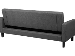 Fabric Sofa Bed Dark Grey Vehkoo