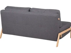 Fabric Sofa Bed Dark Grey Edland