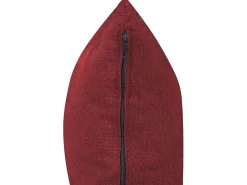 Fabric Sofa Bed Dark Red Lucan