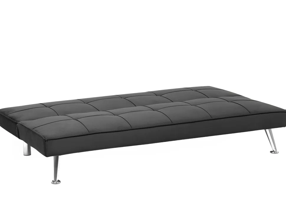 Fabric Sofa Bed Grey Hasle