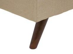 Fabric Sofa Bed Light Brown Ronne