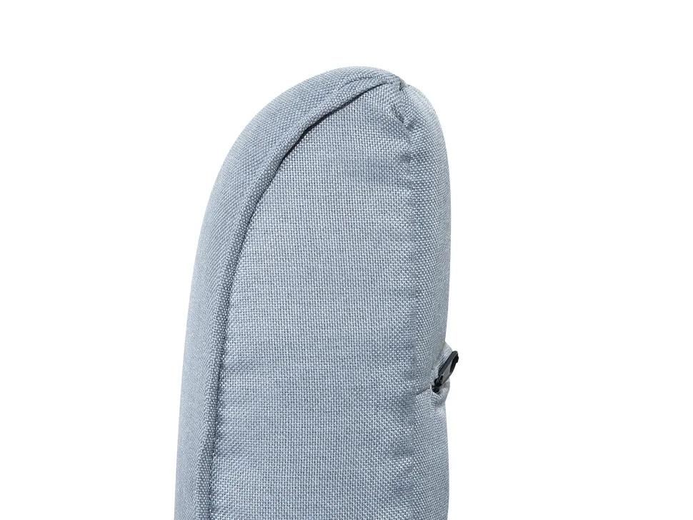 Fabric Sofa Bed Light Grey Roxen