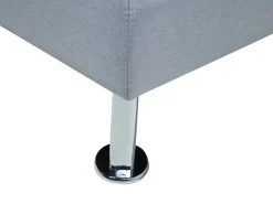 Fabric Sofa Bed Light Grey Roxen