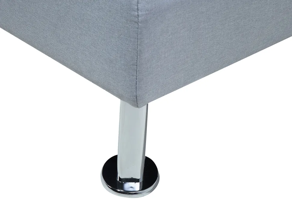 Fabric Sofa Bed Light Grey Roxen