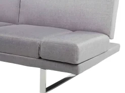 Fabric Sofa Bed Light Grey York