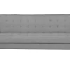 Fabric Sofa Bed Light Grey Vehkoo
