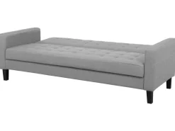 Fabric Sofa Bed Light Grey Vehkoo
