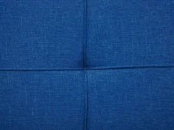 Fabric Sofa Bed Navy Blue Ronne