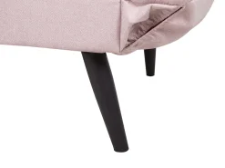 Fabric Sofa Bed Pink Brekke