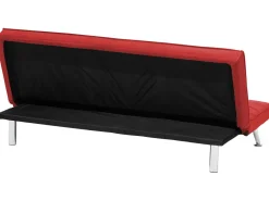 Fabric Sofa Bed Red Hasle