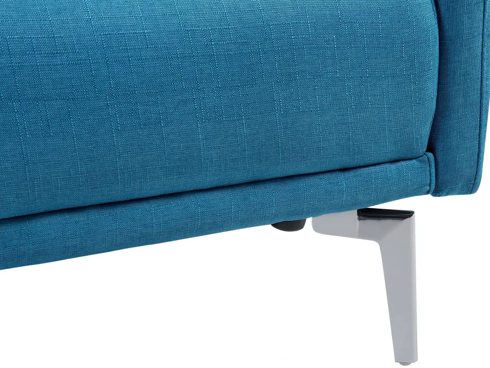 Fabric Sofa Bed Sea Blue Lucan