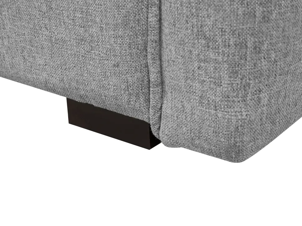 Fabric Sofa Bed With Storage Grey Eksjo