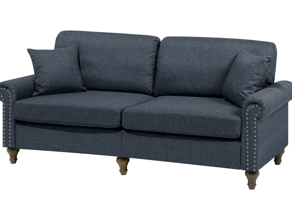 Fabric Sofa Set Dark Grey Otra