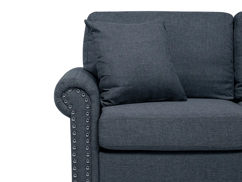 Fabric Sofa Set Dark Grey Otra